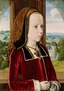 Portret Małgorzaty Austriackiej, ok. 1490 (olej na desce dębowej)